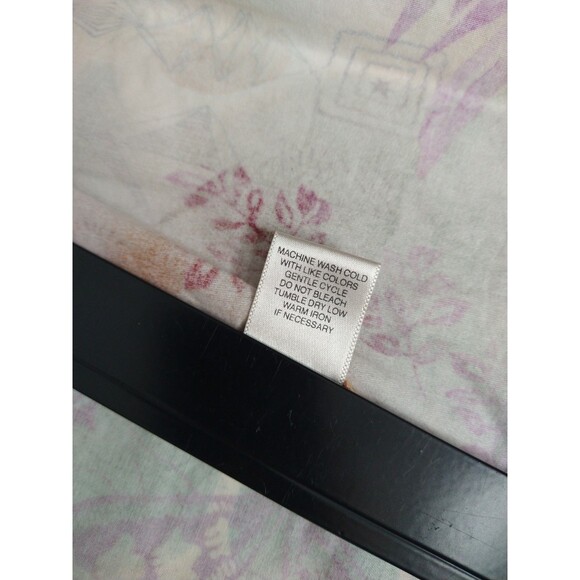 Vintage Christopher & Banks Women Sz 10 Button Wrap Skirt Knee Length Stretch - Picture 8 of 12